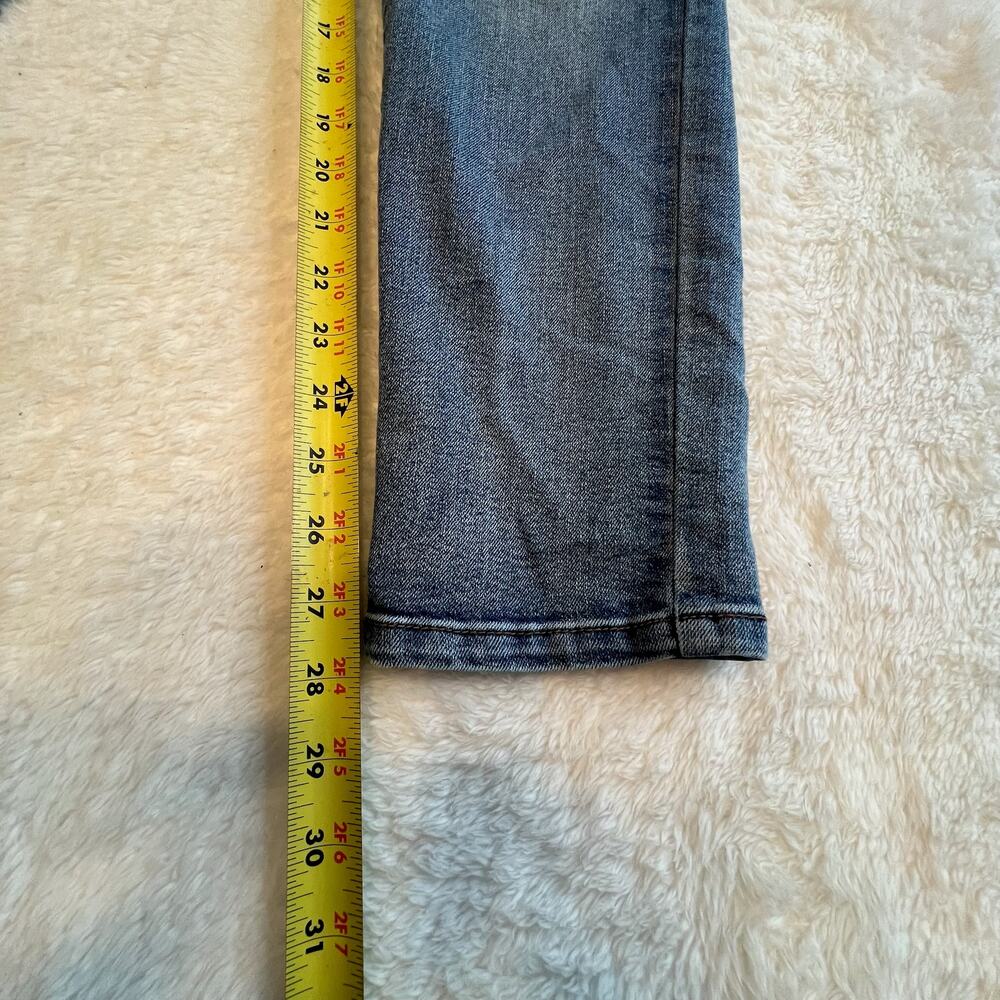 Knox Rose Women's Floral Embroidered Skinny Entubado Denim Jeans Size 12‎ Boho - Picture 7 of 7